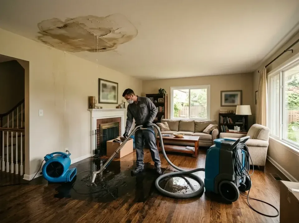attic-pipe-burst-ceiling-drip-008 — frequently asked questions, Water Damage Restoration & Carpet Care in Gahanna, OH